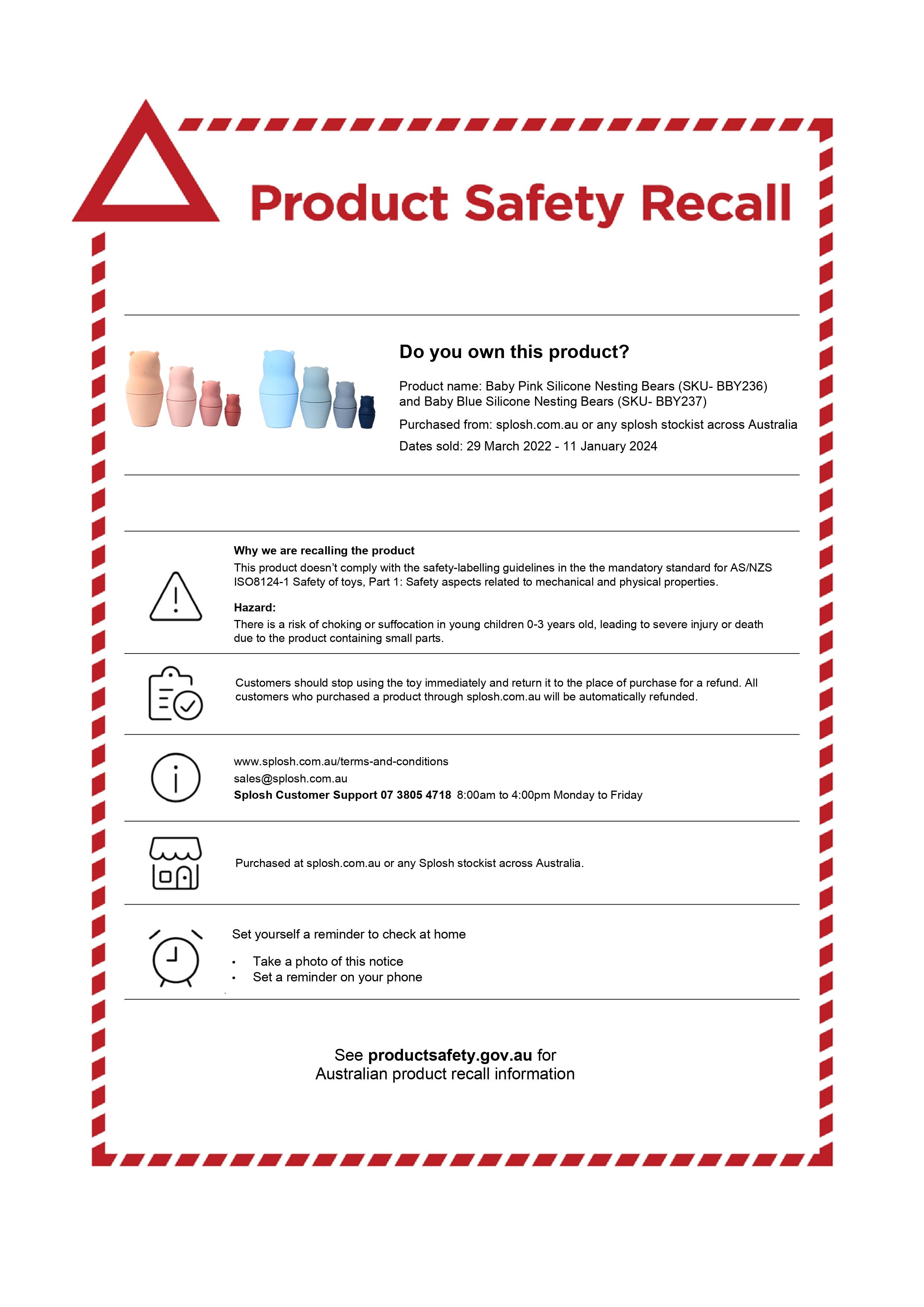 Don't Hold Back Mug Recall