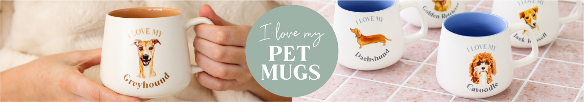 I Love My Pet Mugs