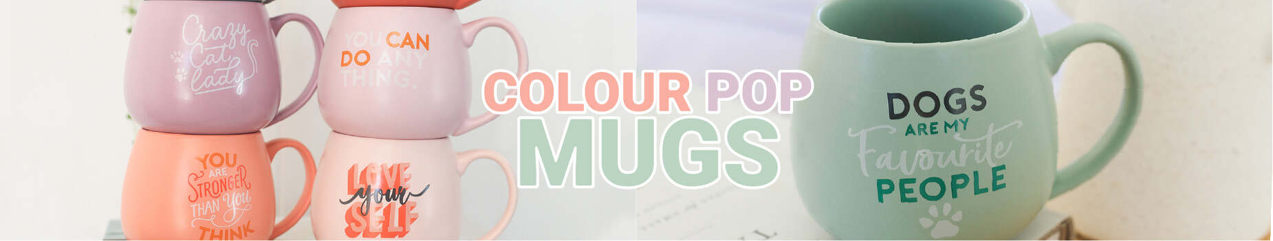 Colour Pop Mugs 