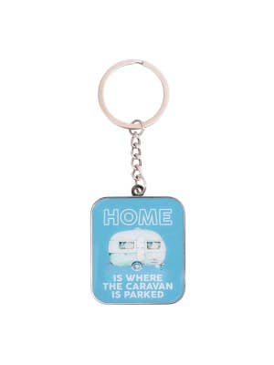 Caravan Home Keychain