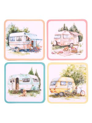 Caravan Coasters Set of 4
