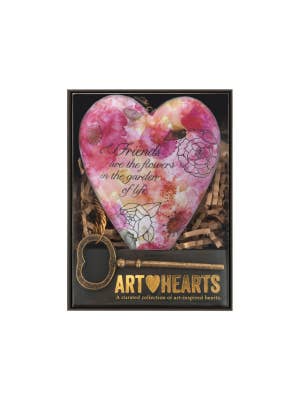 Demdaco Friends Are Flowers Art Hearts