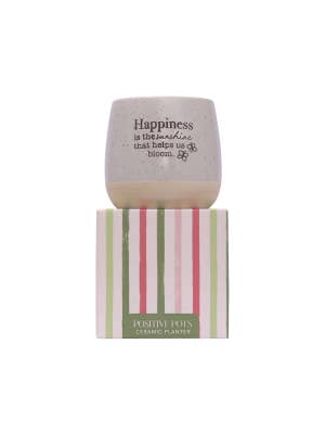 Whimsical Garden Happiness Positive Pot