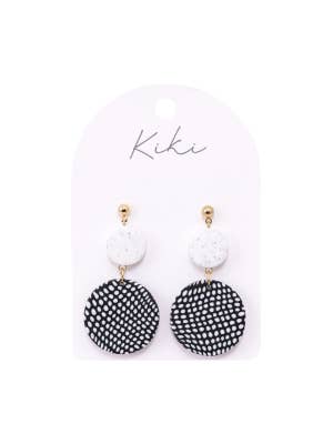 KiKi Speckled Rounds Earrings