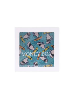 Kids Money Box Shark Blank