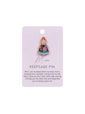 Lucky Little Ladies Mum Keepsake Pin
