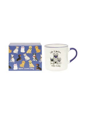 Loved By My Life Is Better With A Dog Mug