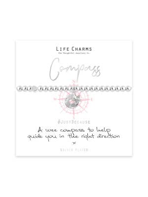 Life Charms Just Because Compass Bracelet