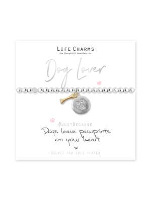 Life Charms Just Because Dog Lover Bracelet