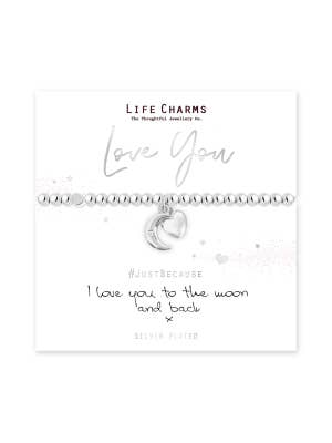 Life Charms Just Because Love You Bracelet
