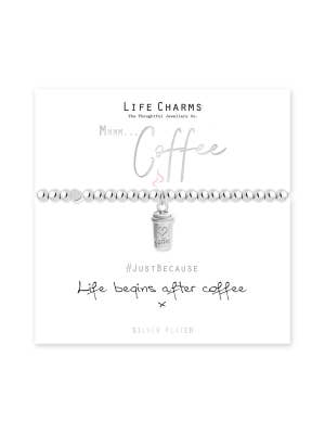 Life Charms Just Because Coffee Bracelet