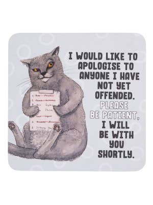Olive & Co. Offended Coaster