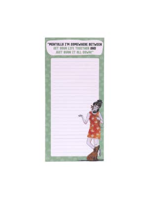 Olive & Co. Burn Magnetic Fridge List