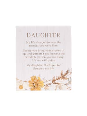 Rustic Meadow Daughter Verse