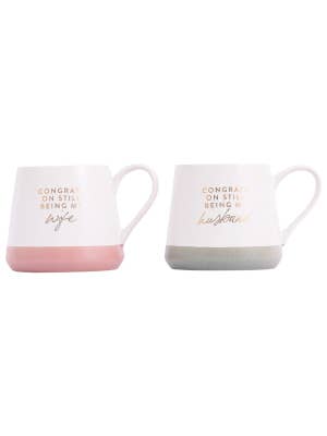 Wedding Congrats Mug Set
