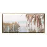 Coast Walkway Framed Canvas 94x44