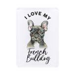 Pet Lovers French Bulldog Acrylic Magnet