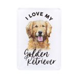 Pet Lovers Golden Retriever Acrylic Magnet