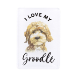 Pet Lovers Groodle Acrylic Magnet