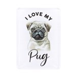 Pet Lovers Pug Acrylic Magnet