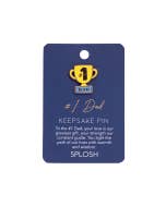 Father's Day #1 Dad Keepsake Pin