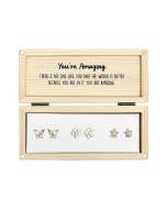 Heart & Soul You're Amazing Earring Set