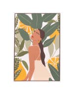 Tuscan Sun Green Goddess Framed Canvas 64x94