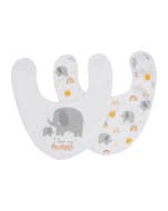 Baby Elephant Bib 2pk