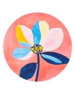 Billie Pink Flower Ceramic Coaster