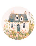 Cottage Grove Light Cottage Ceramic Coaster