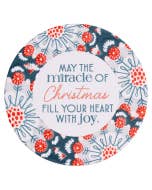 Christmas Joy Ceramic Coaster