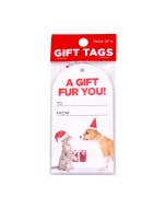 Christmas Fur You Set Of 6 Gift Tags