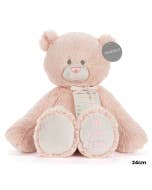 Demdaco My First Teddy Pink 24cm