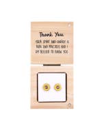 Heart & Soul Thank You Earrings