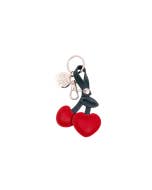 Mother's Day Cherries Bag Charm Keychain