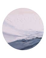 Palm Cove Waves Ceramic Coaster