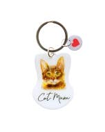 Pet Keyring Cat Mum