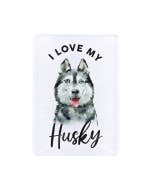 Pet Lovers Husky Acrylic Magnet