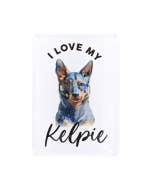 Pet Lovers Kelpie Acrylic Magnet