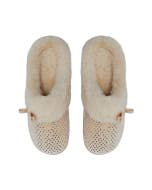 SnuggUps Women's Slide Caramel Metallic