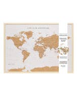 Travel Board Large World Map